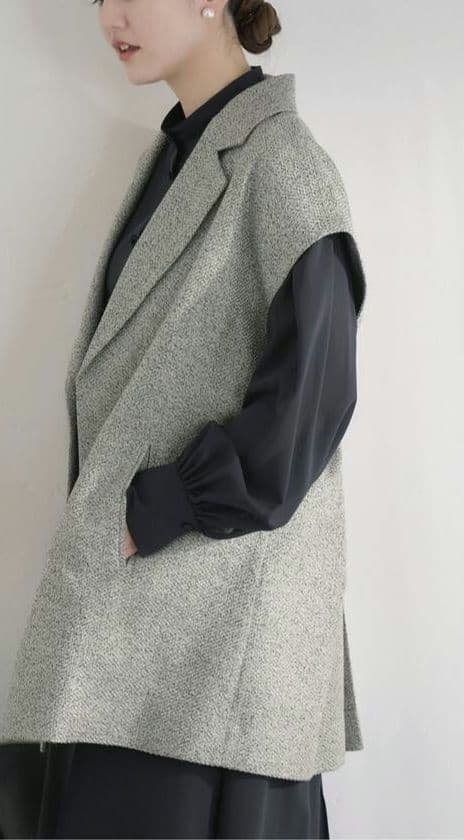 momotaro　今期　IENA NAVY ツイードジレ