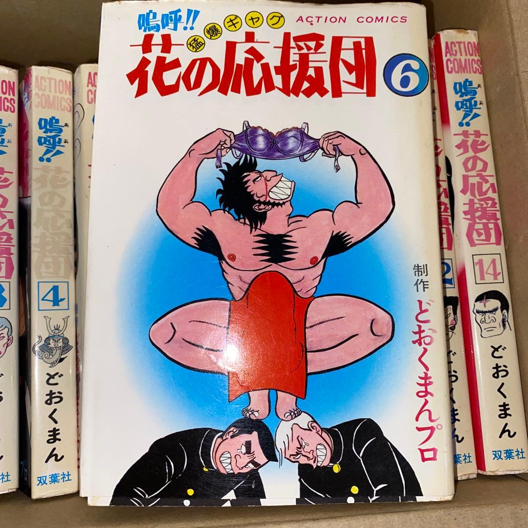 嗚呼!!花の応援団 13冊セット どおくまんプロ 初版あり