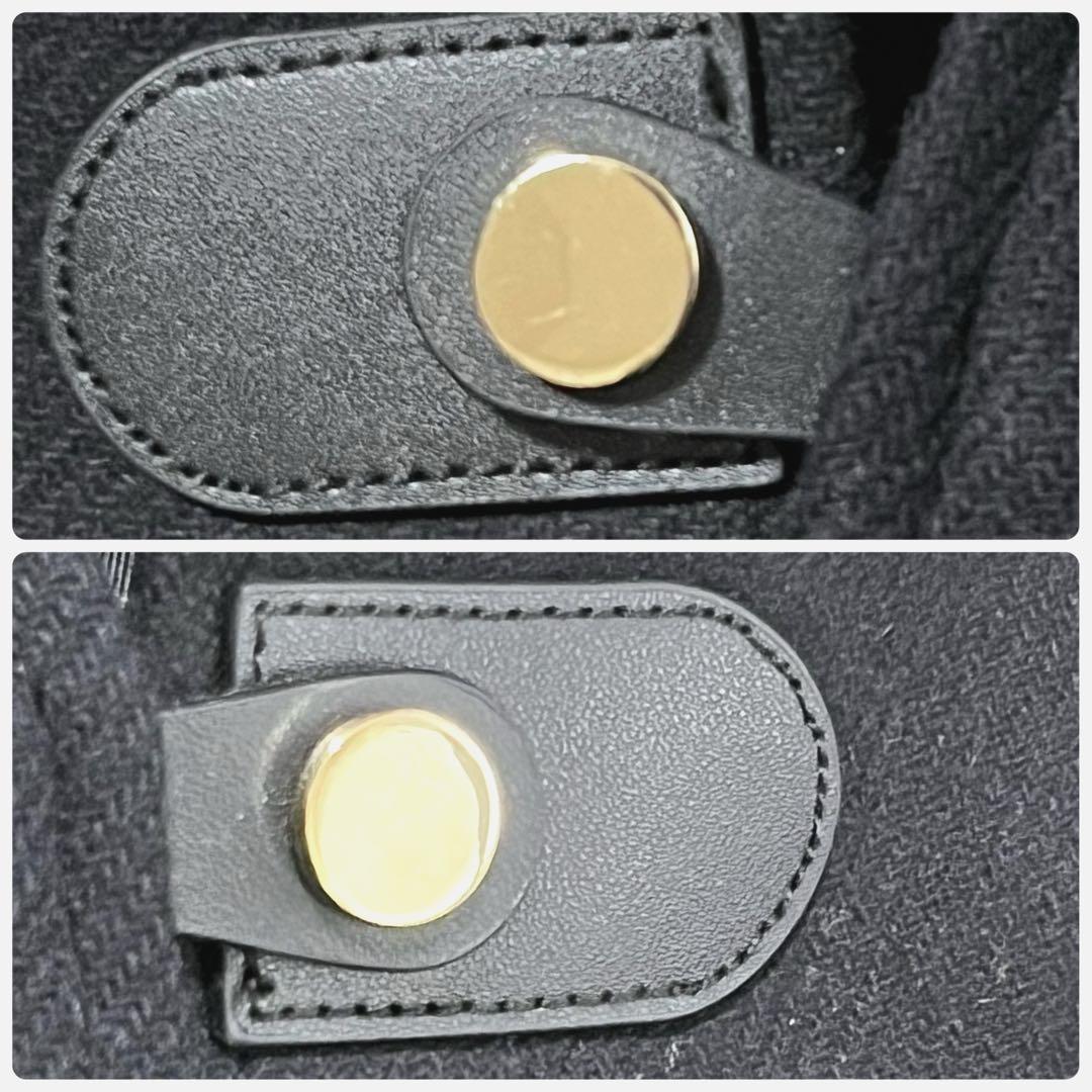 美品 ZARA マンテコ ポンチョ 金具 ケープ コート マント 無地 黒 S