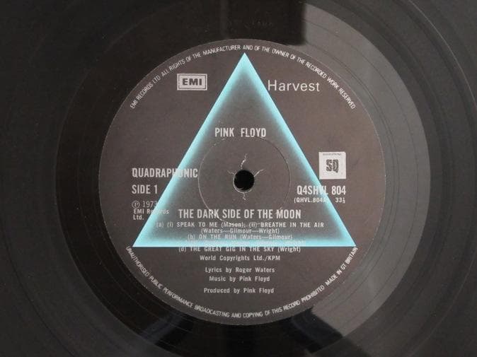 PINK FLOYD★Dark Side Of The Moon UK Harv