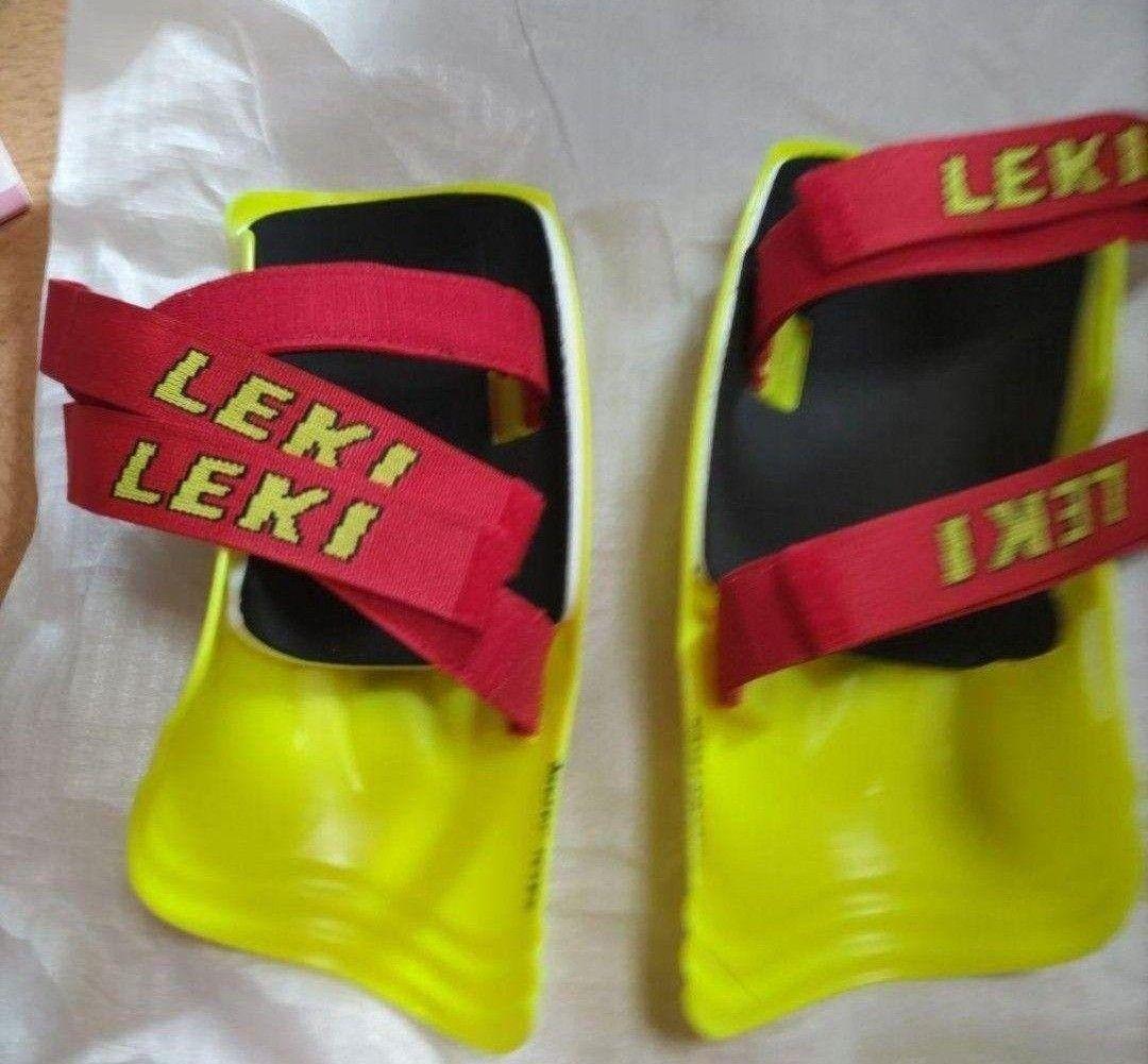 程度良好綺麗 LEKI レキ レガース シンガード 長さ 真ん中で30cm位。