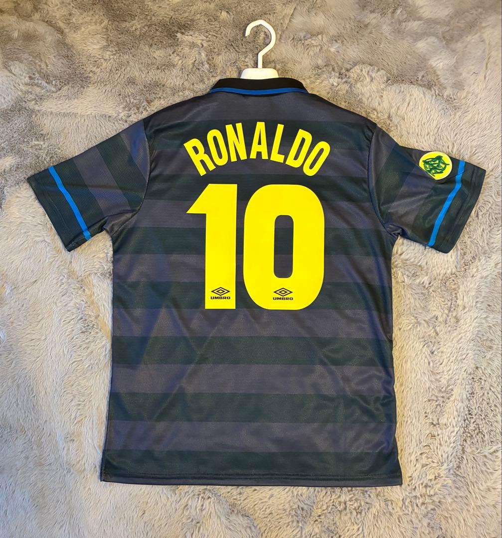 【新品 激レア】アンブロ インテル 97-98 3rd ロナウド Lサイズ