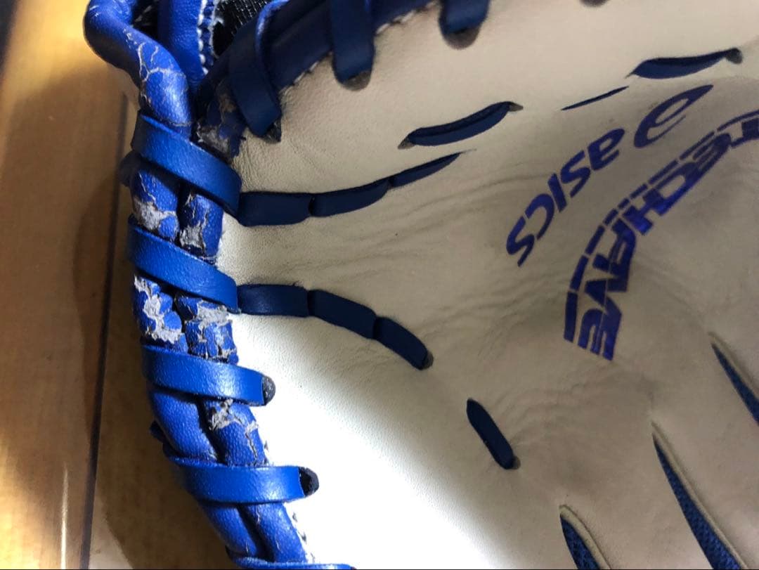 未使用品 asics 軟式グローブ