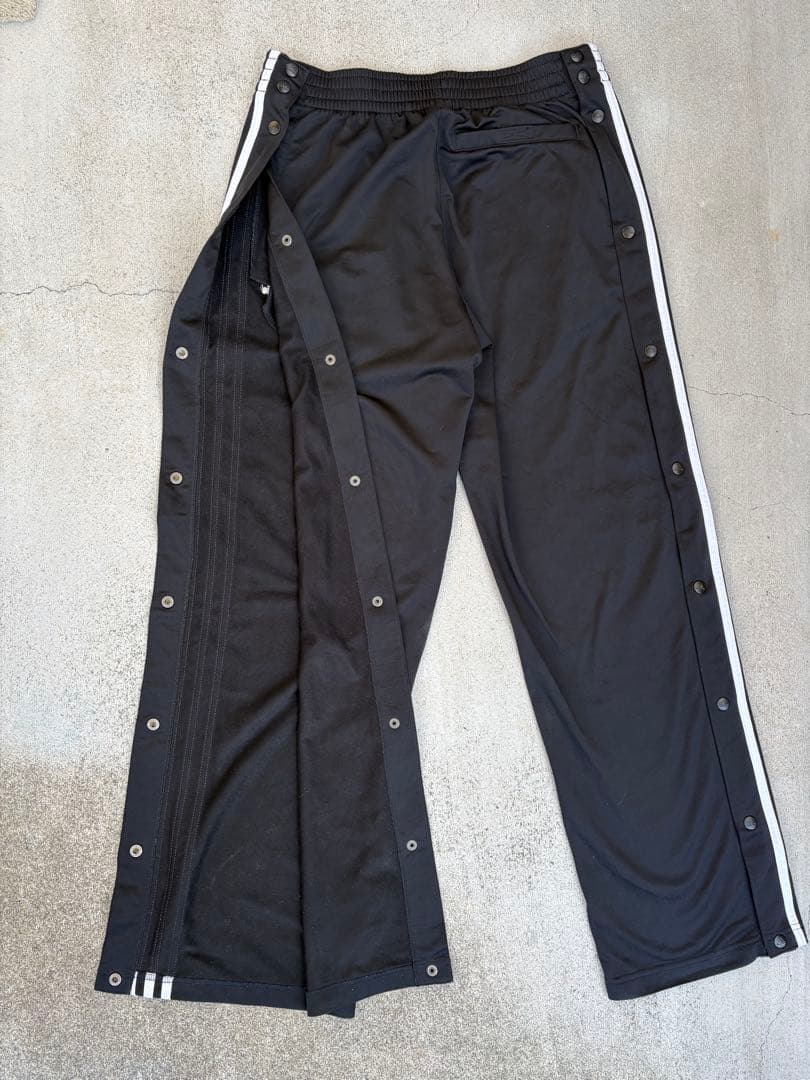 00s adidas track pants サイドボタン付き