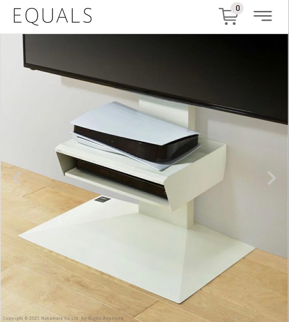 EQUALS WALL TV V3・V2・V5対応ボックス棚板サテンブラック