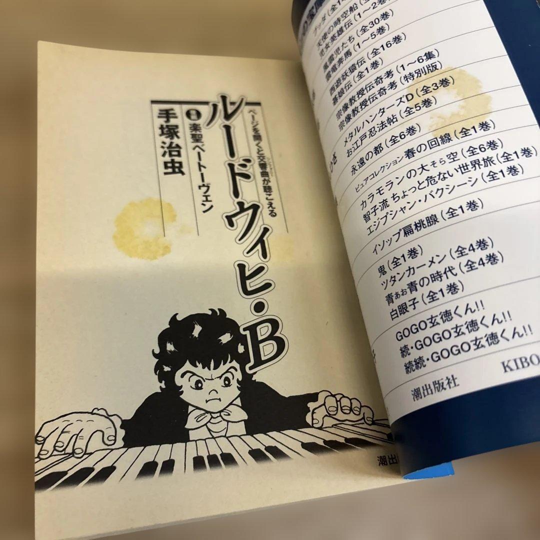 【値下】ルードウィヒ・B 少年ベートーヴェン 前編 後編 手塚治虫　2冊まとめて