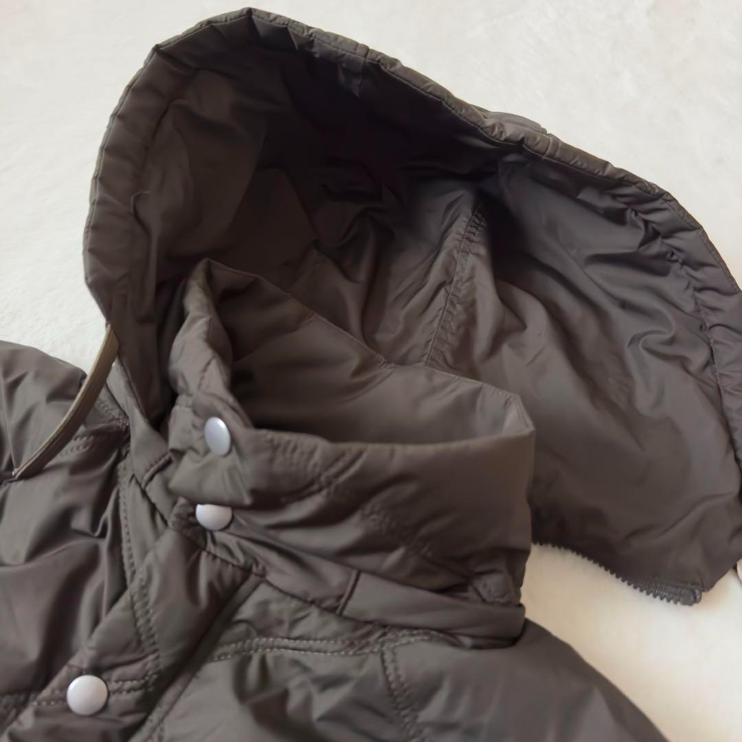 新品未使用　THROW Quilting Hooded ポンチョ　カーキ　F