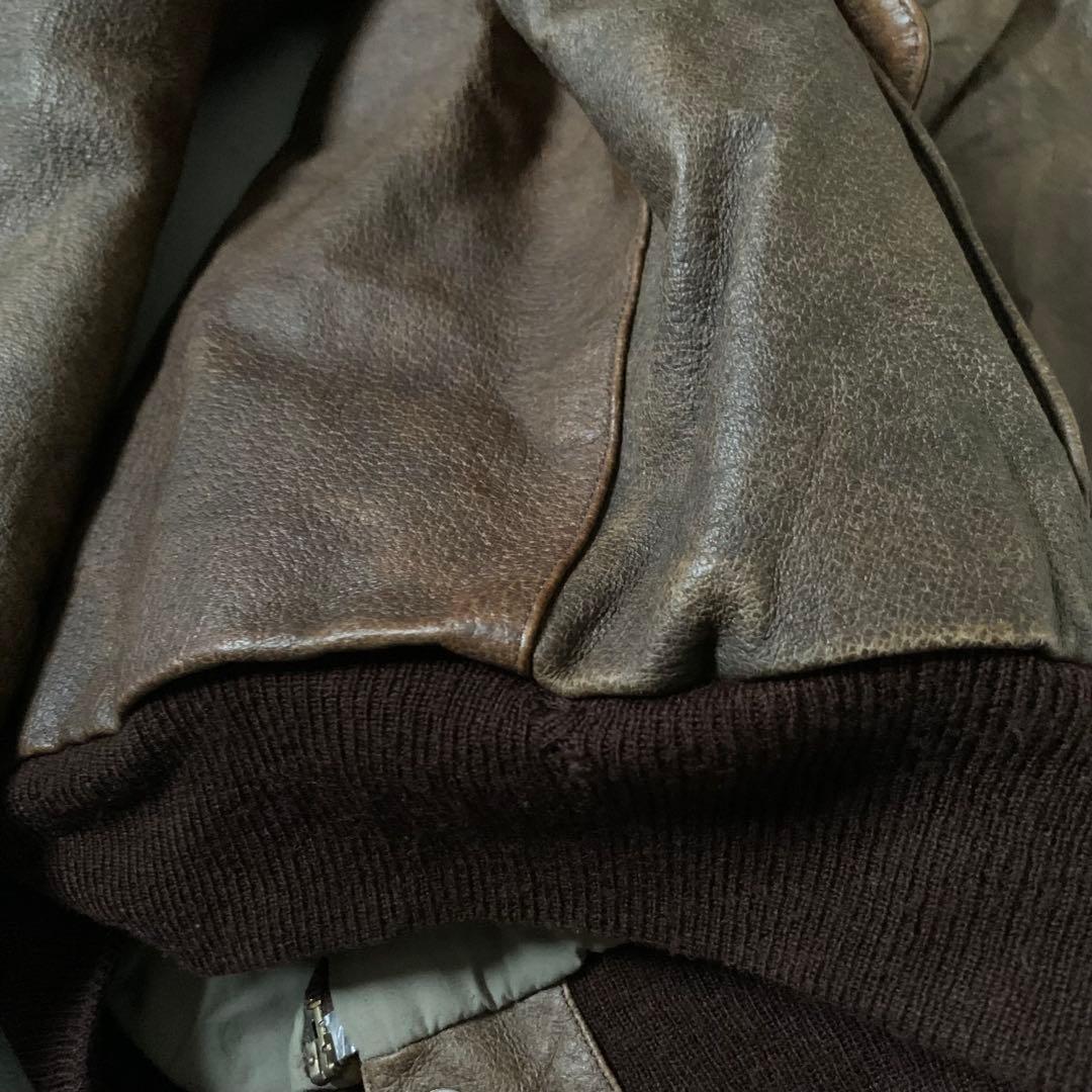 ジャケット・アウター vintage A2 Leather flight jacket TALON