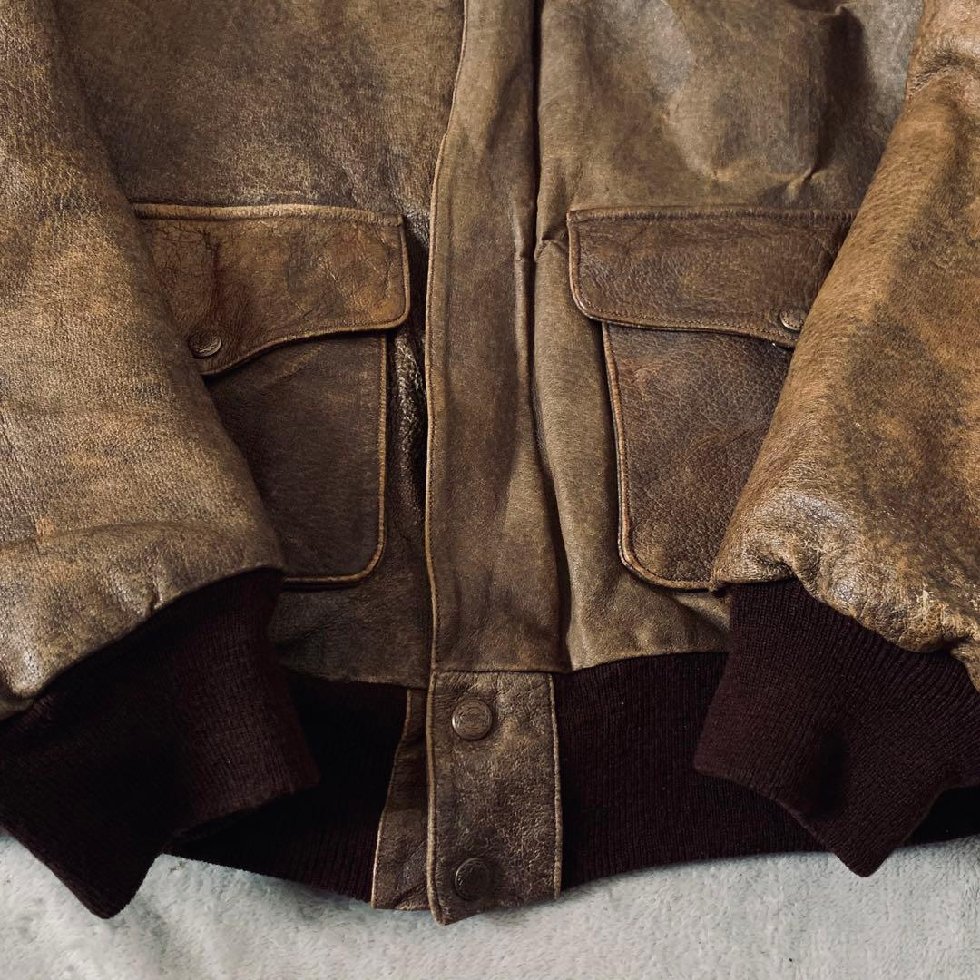 ジャケット・アウター vintage A2 Leather flight jacket TALON