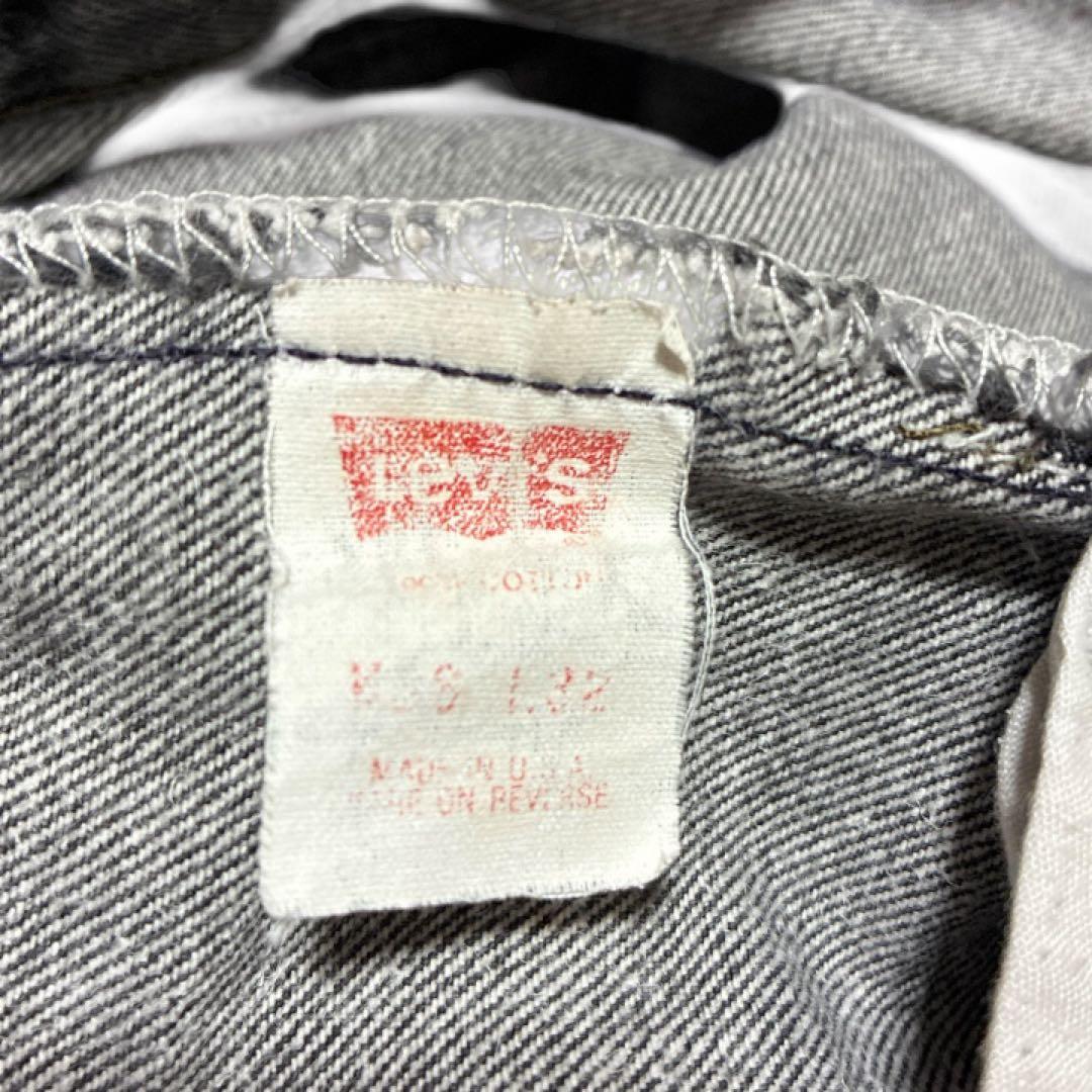 90s USA製 Levi’s 501 先染めブラック 653 W36 股下70