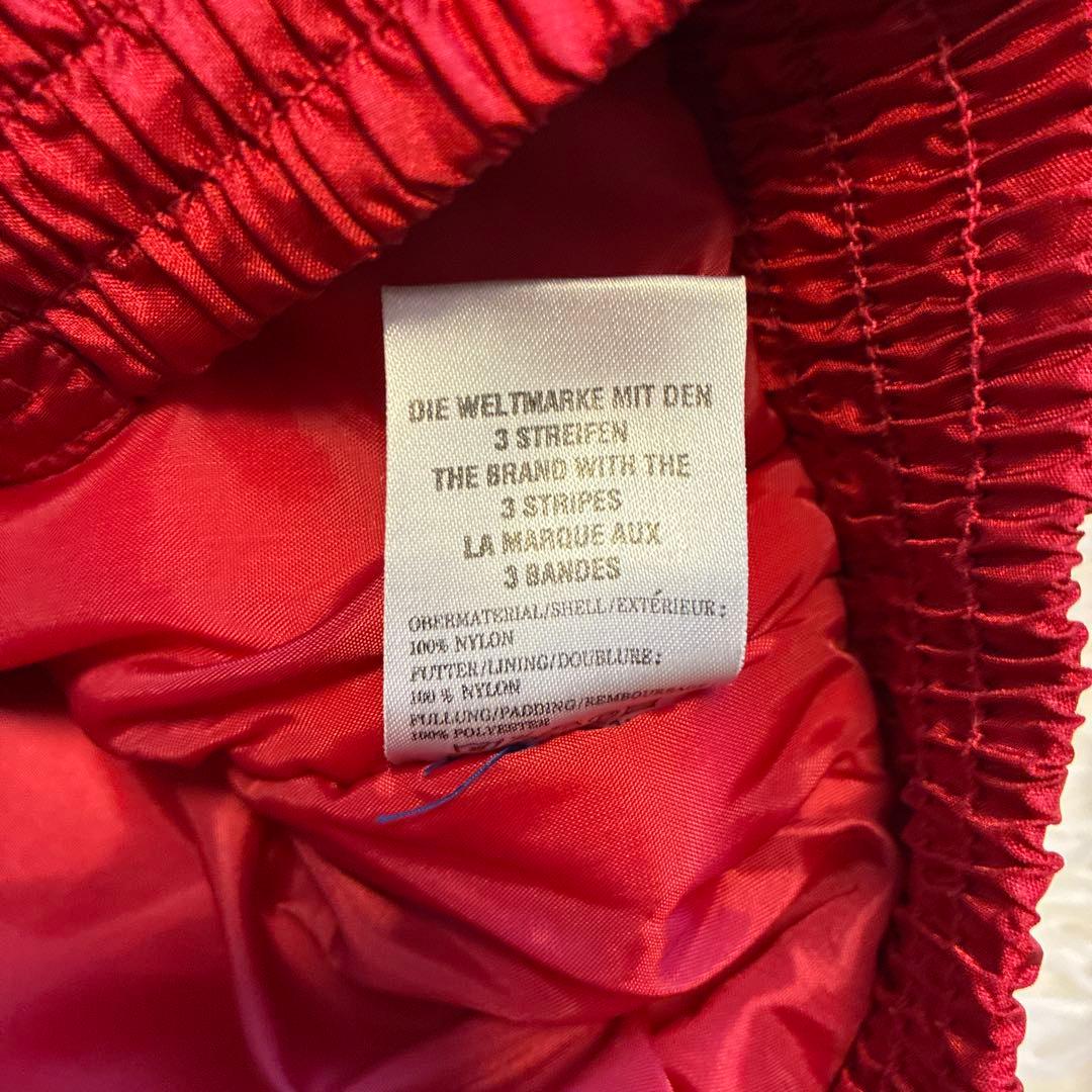 美品90'ヴィンテージ　adidas アディダス　フード中綿入りジャケット M