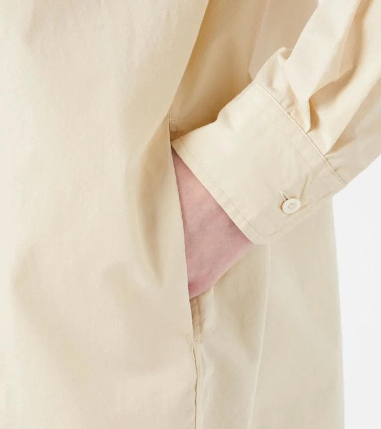 新品ナナミカBand Collar Wind Shirt Dressサイズ0