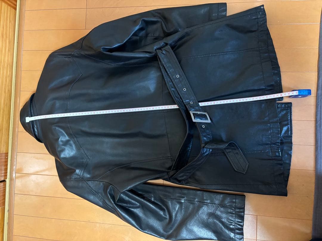 A.S.M. 革トレンチコート