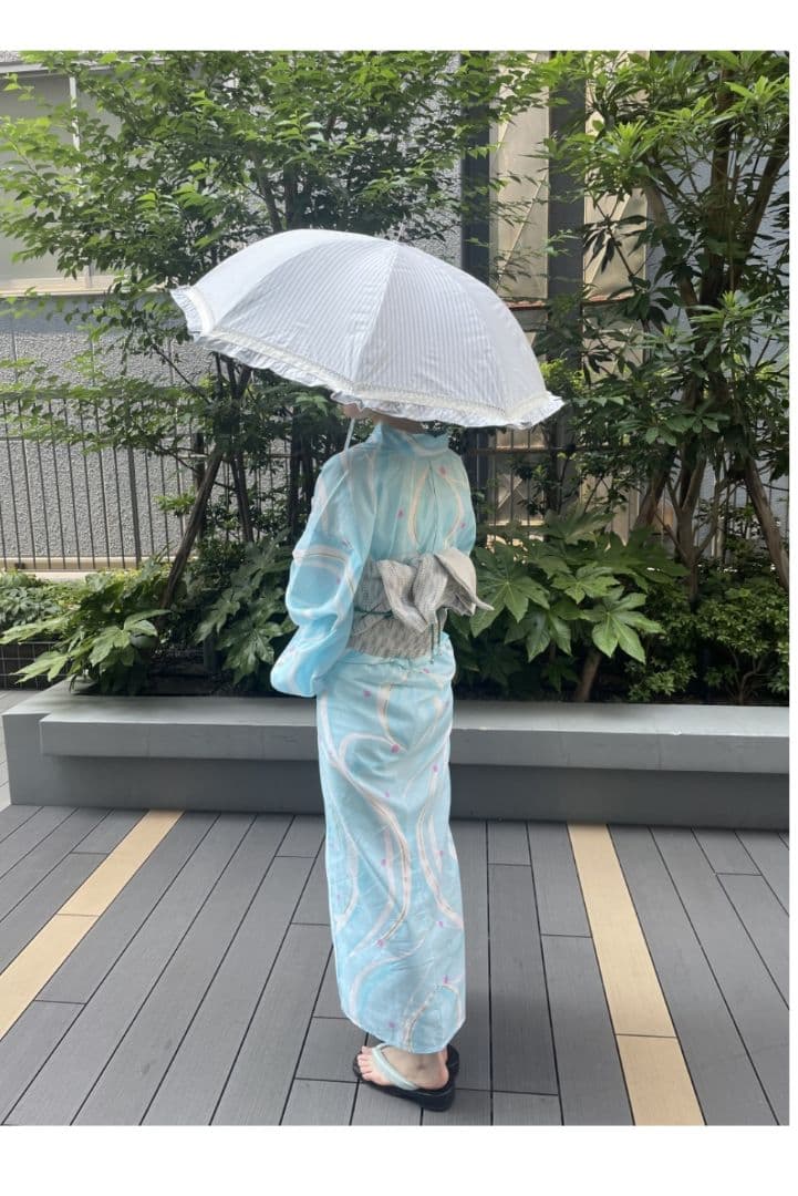 専用、値下げ❗【新品】オーロラのブラオ、99%遮光、雨天兼用傘、フリル梯子レース