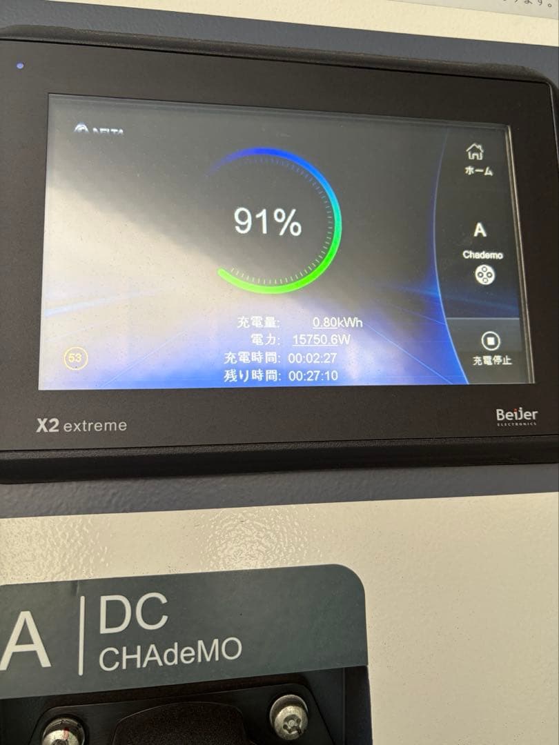 ★値下げ★【日本版/通電確認済/箱有】TESLA CHAdeMOチャデモアダプタ