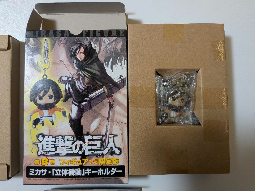 【特典未開封】進撃の巨人 フィギュアつき限定盤 特典まとめ売りセット 4種