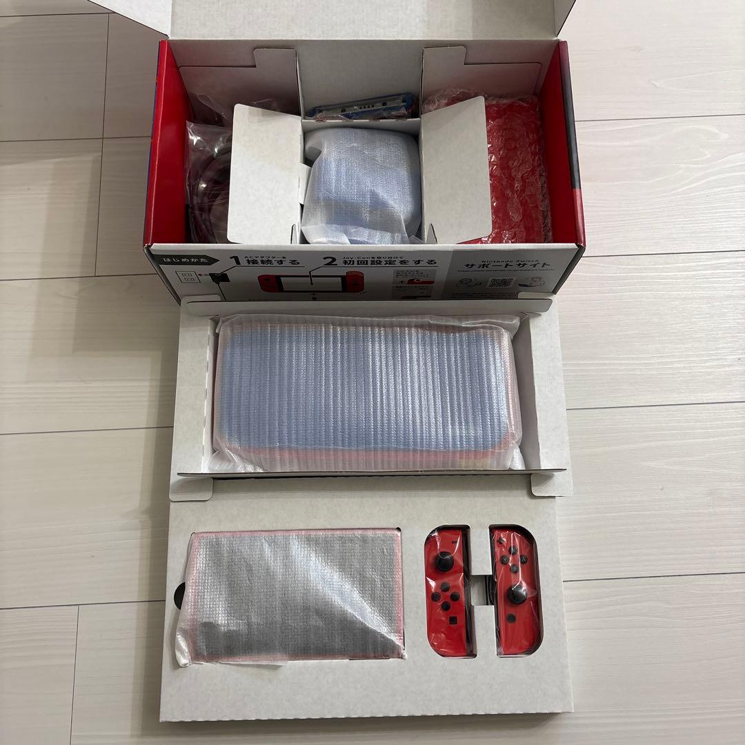 【訳あり】Nintendo Switch マリオレッド×ブルーセット