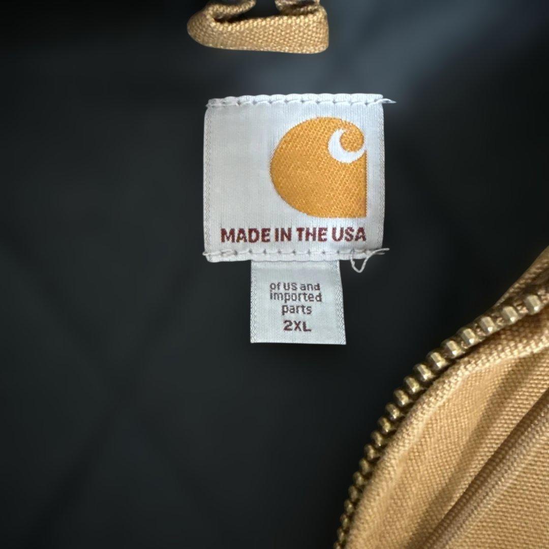 Carhartt フード付きアクティブジャケット 2XL ブラウン