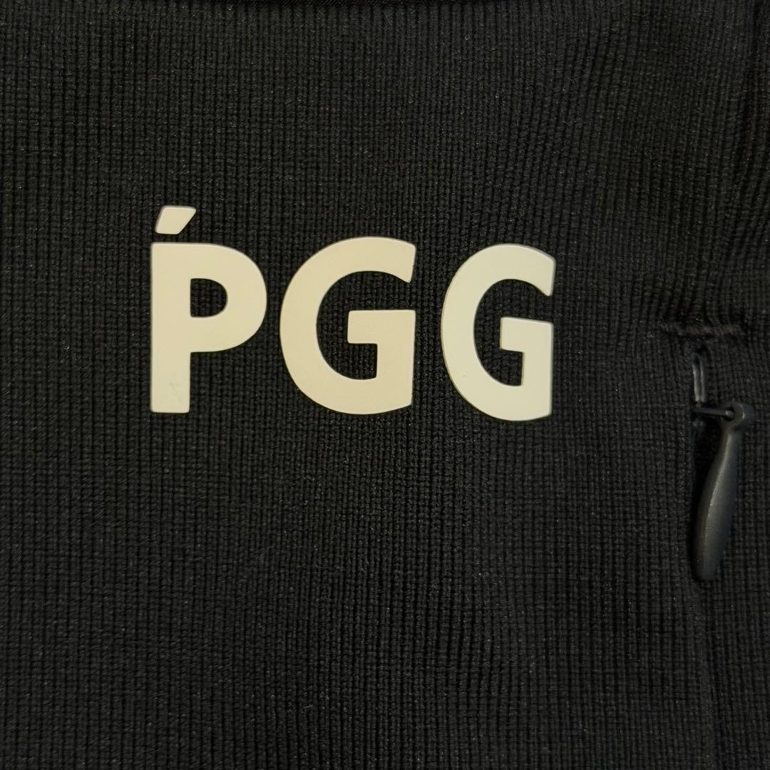PGG　中綿ベスト　パーリーゲイツ　ゴルフ　黒　バックロゴ　大きいサイズ　XL