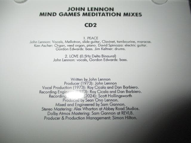 洋楽 John Lennon Mind Games (VERY RARE SET!!)