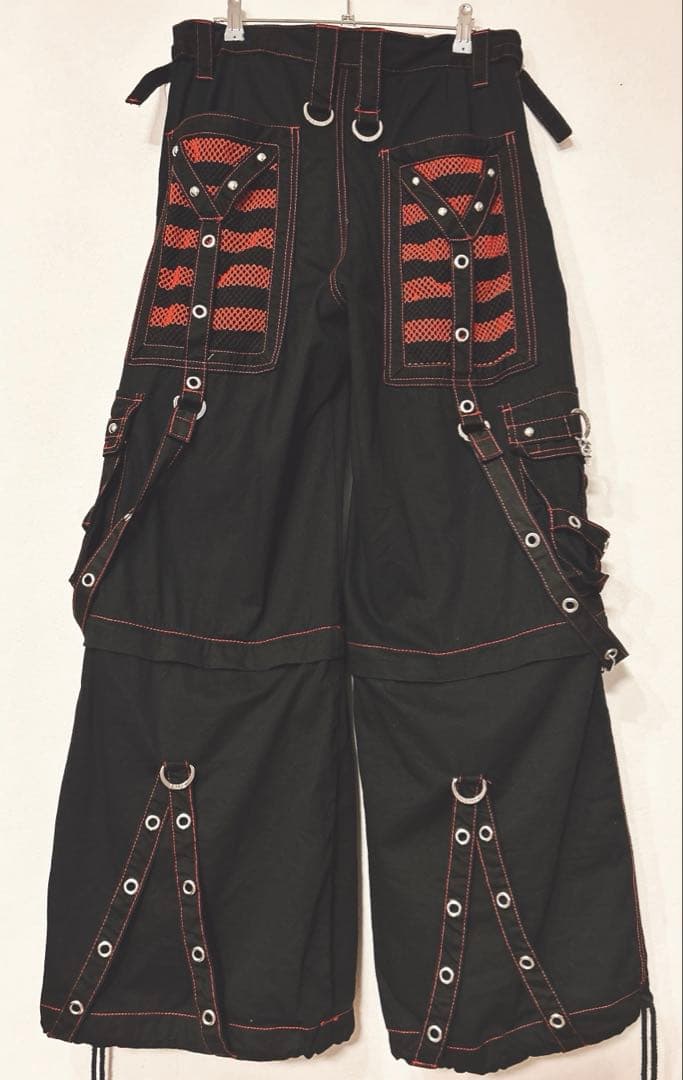TRIPP NYC エレクトロ　カーゴパンツ　レッド　ギミック　DOG XU