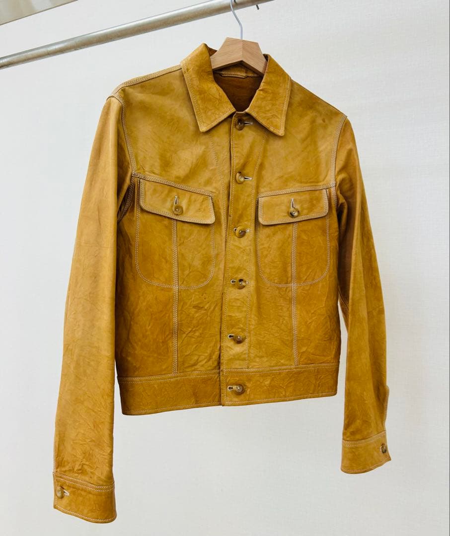 jil sander レザージャケット