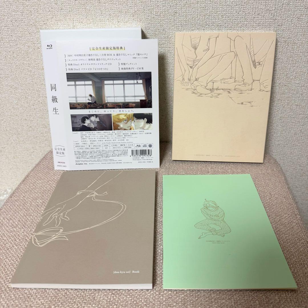 同級生 中村明日美子 劇場版 完全生産限定版 単行本1巻 入場者特典 色紙 3点