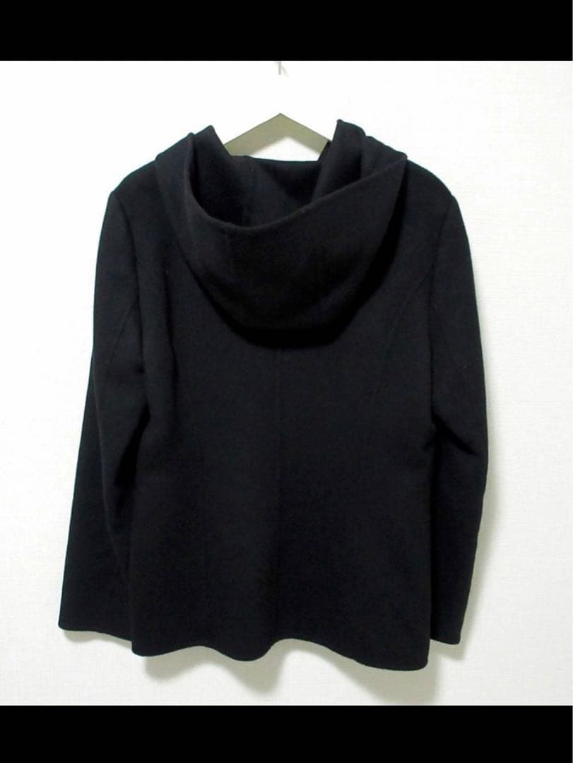 フォクシー FOXEY カシミヤ ダブルフェイス リバー フードコート 40