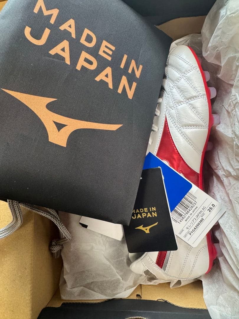 mizuno モレリア2JAPAN AG 25.0cm