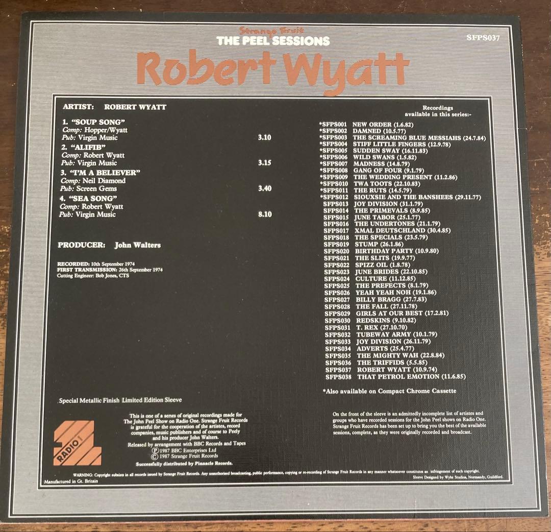 ◾️UKオリジナル盤■ROBERT WYATT ■ロバートワイアット■ The P