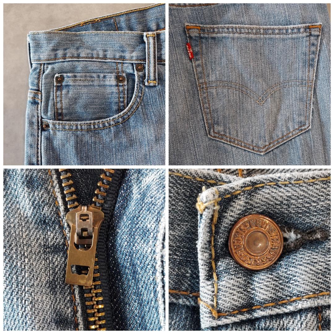 リーバイス569 Levis W36 ブルーデニム 青 ボトム 古着 19150