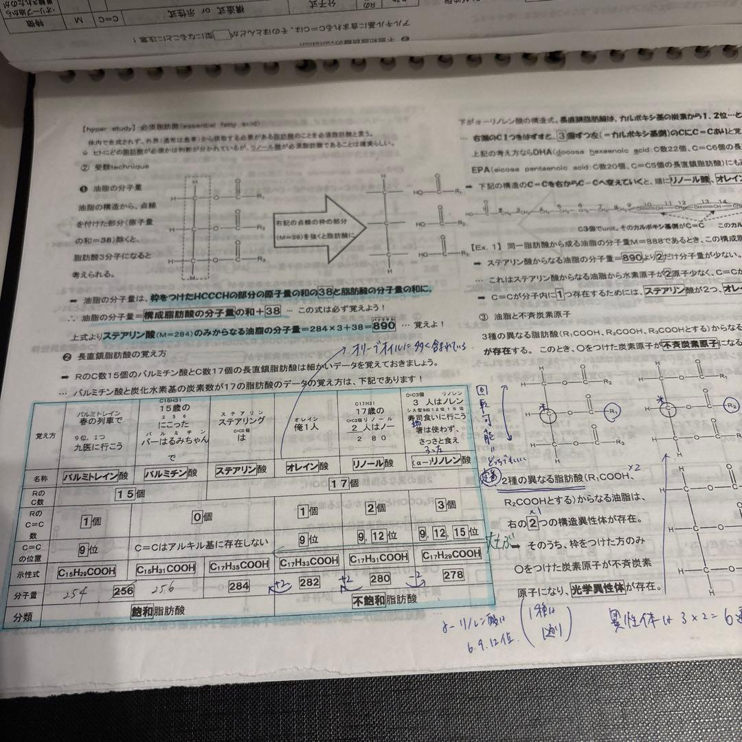 駿台　山下化学　サブノート　理論有機全分野
