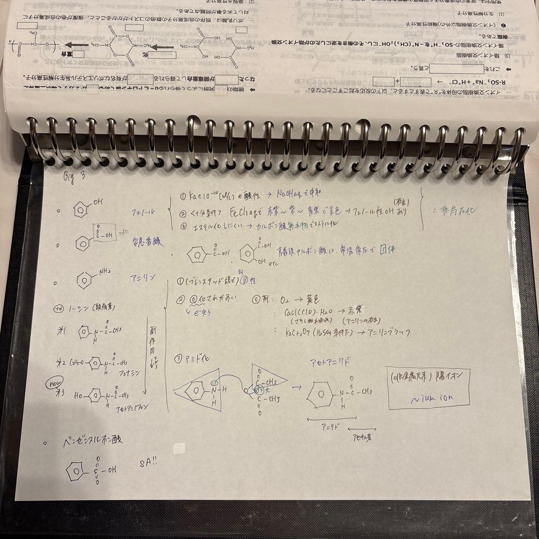 駿台　山下化学　サブノート　理論有機全分野