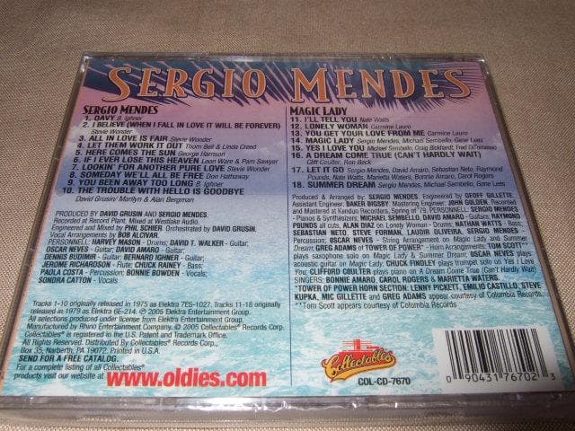 SERGIO MENDES,新品未開封,セルジオ・メンデス,ブラジル,2on1