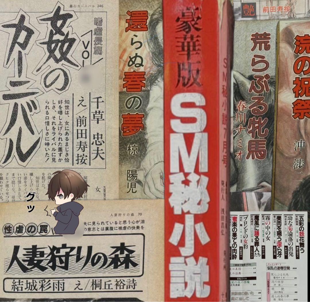 絶版】秘小説86.７千草忠夫 結城彩雨 　　　　　　前田寿按 楡畑雄二 椋陽児