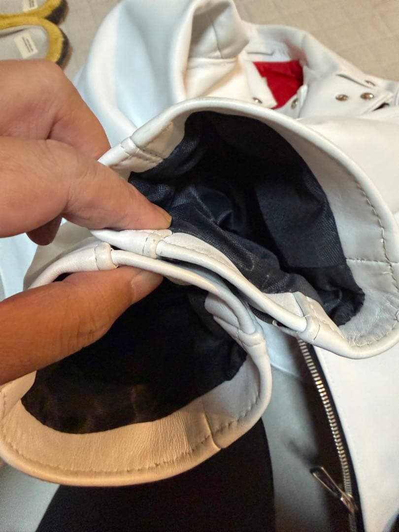 ジャケット・アウター Lewis Leathers 402Lightning(White/40)
