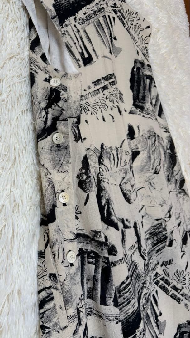 ISSEY MIYAKE ノースリーブ　ロングワンピースパンツ　M