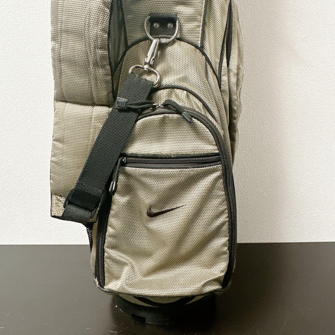 希少 NIKE ナイキ ゴルフバッグ キャディバッグ 6分割 9型相当 カーキ