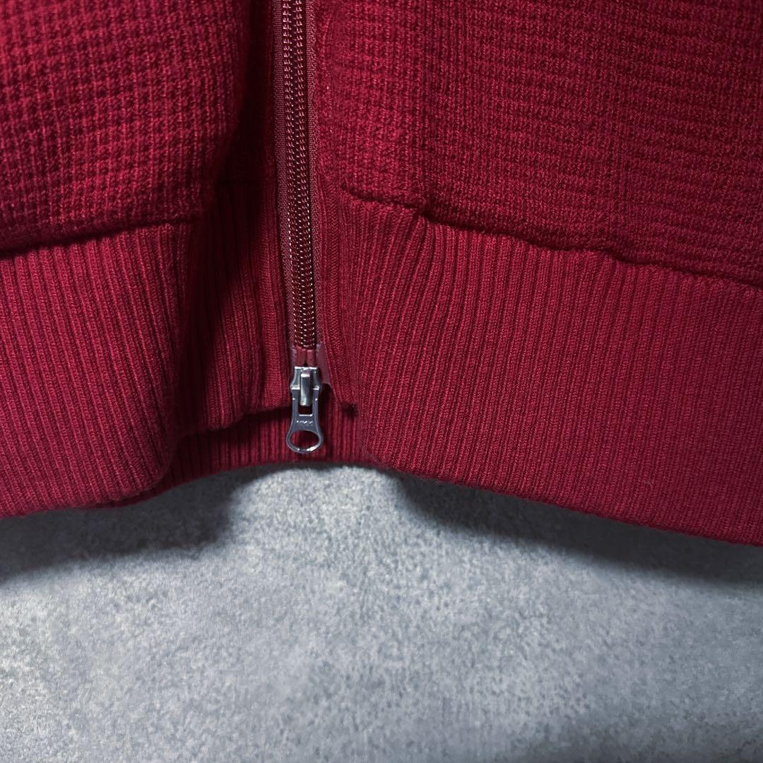 adidas golf アディダスゴルフ ジップ ニット ジャケット L レッド