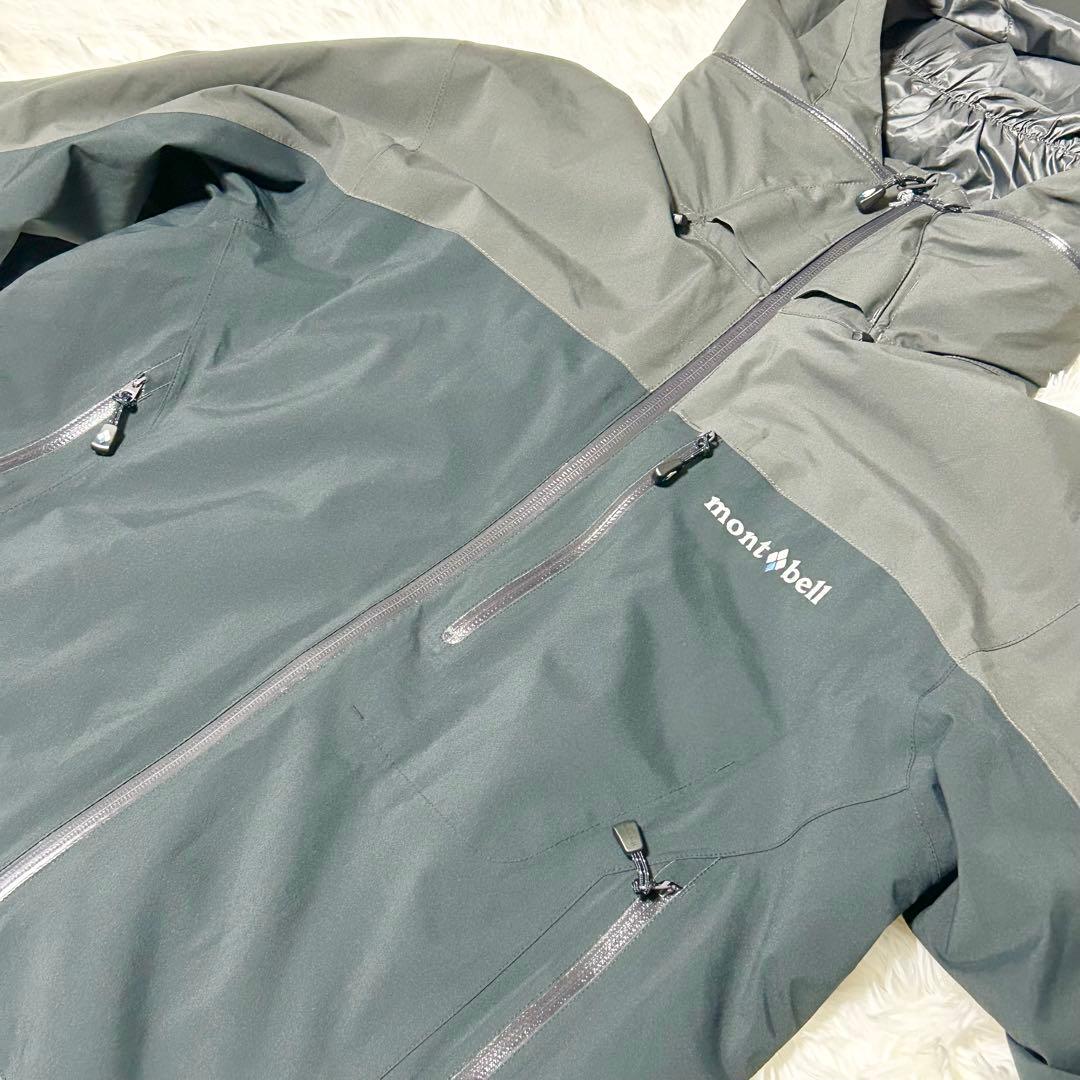 mont-bell モンベル シャルモパーカー スキーウェア 中綿入り XL 黒