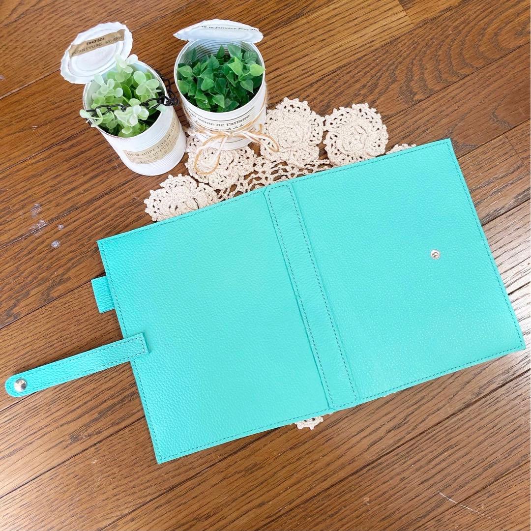 もっち様オーダー専用ページ　A5 システム手帳　牛革　ティファニーブルー