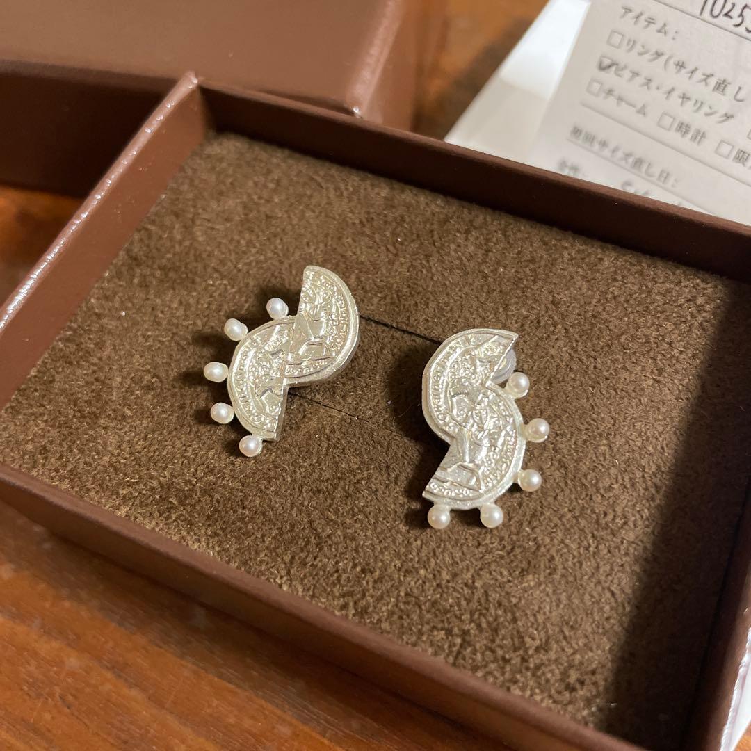 新品　アガット agete 　パール　ピアス　現行品　ピアス