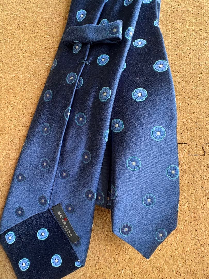 ネクタイ kiton キートン ネイビー
