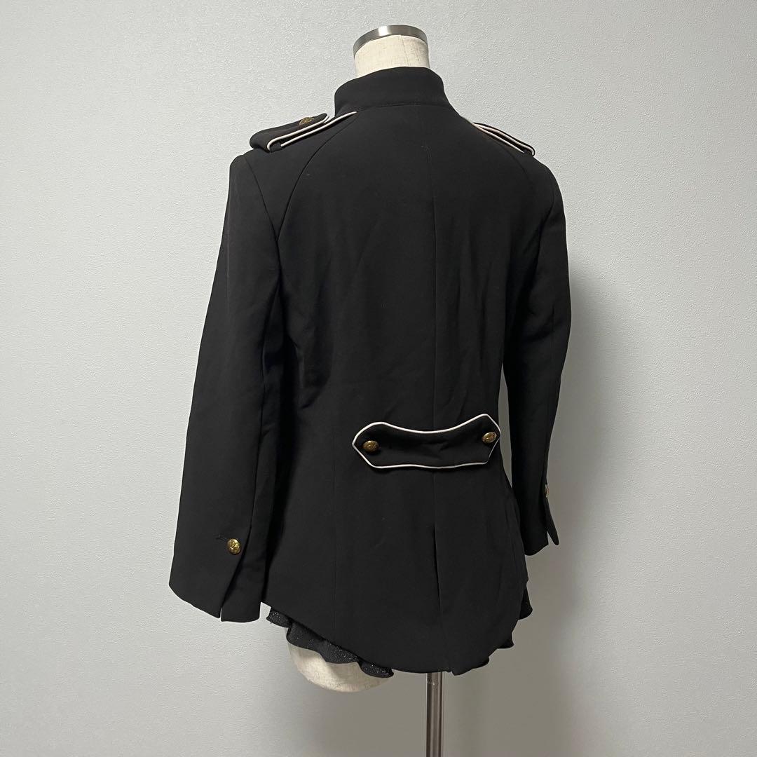 ナポレオン ジャケット ダークコア y2k 海外ガール ゴシック 退廃的 軍服風