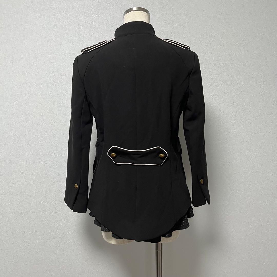 ナポレオン ジャケット ダークコア y2k 海外ガール ゴシック 退廃的 軍服風