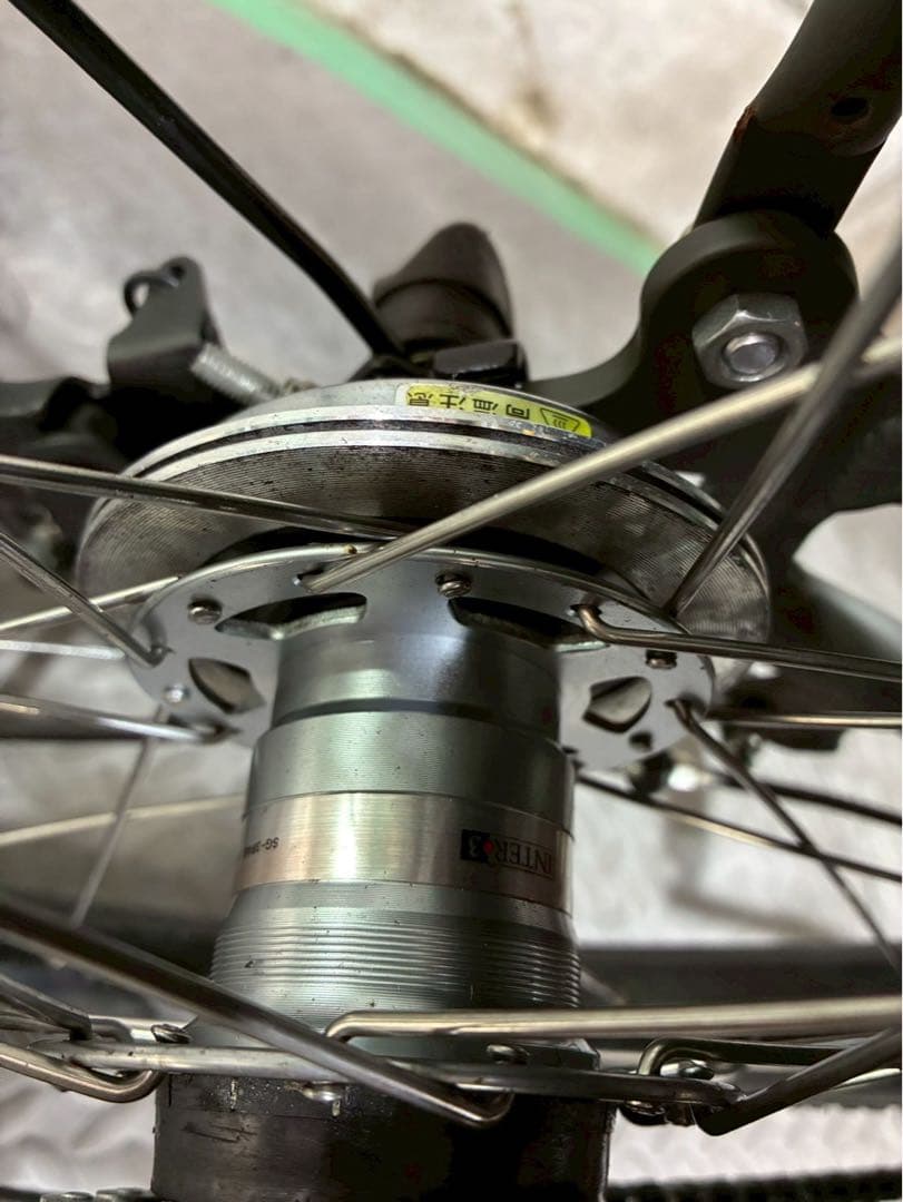 №6847 電動自転車　ヤマハPASSkiss 20インチ カーキ