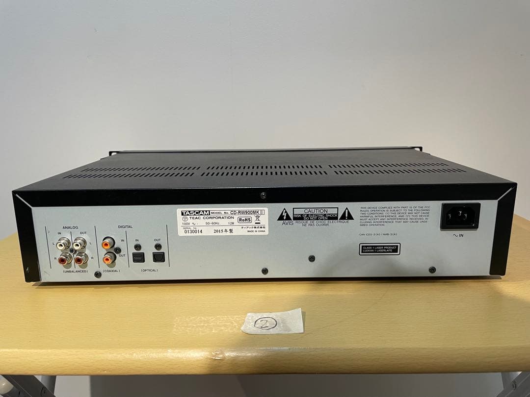値下げ！TASCAM CD-RW900MKII ②