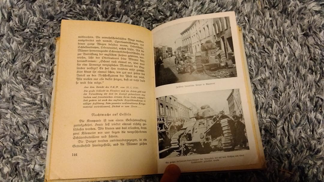 【1941年ナチスドイツ当時物】Panzer am Feind