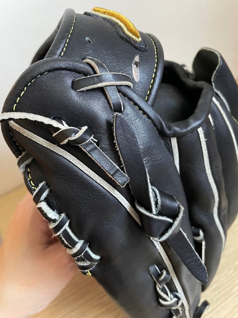 再お値下げMizunoPro硬式グローブ 左投げ用黒