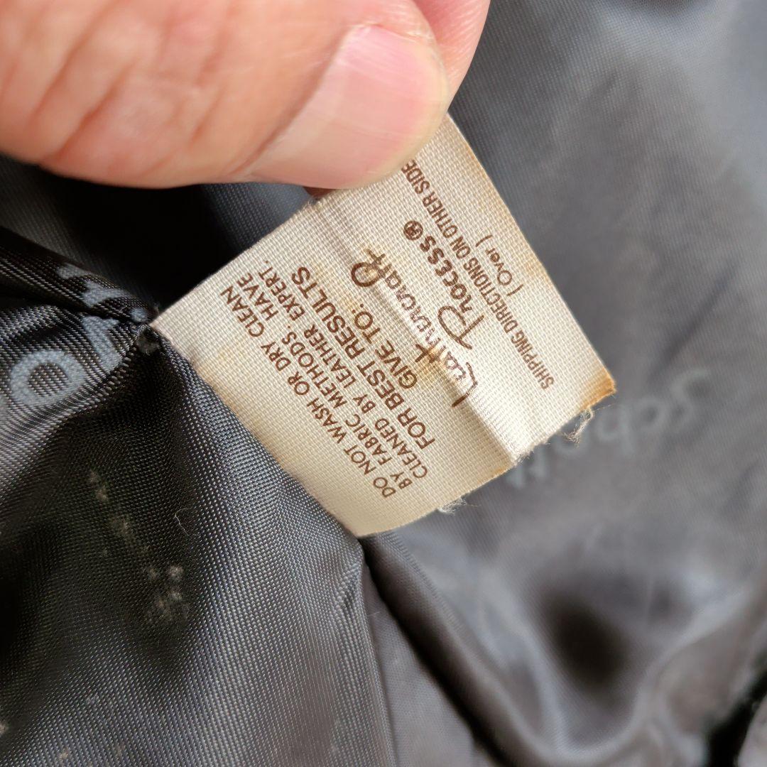 ジャケット・アウター schott leather jacket 36 black USA